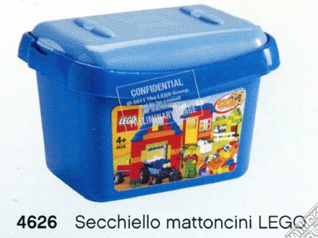 Lego - Mattoncini - Secchiello Mattoncini gioco