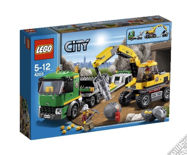 Lego - City - Mining - Trasportatore Di Escavatori gioco