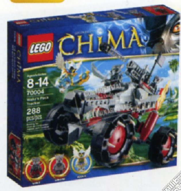 Lego - Chima - Il Fuoristrada Lupo Di Wakz gioco