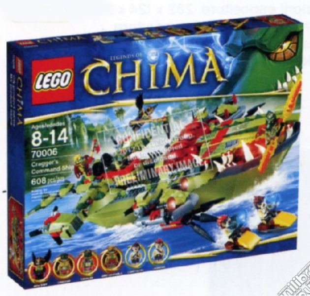Lego - Chima - La Nave Coccodrillo Di Cragger gioco