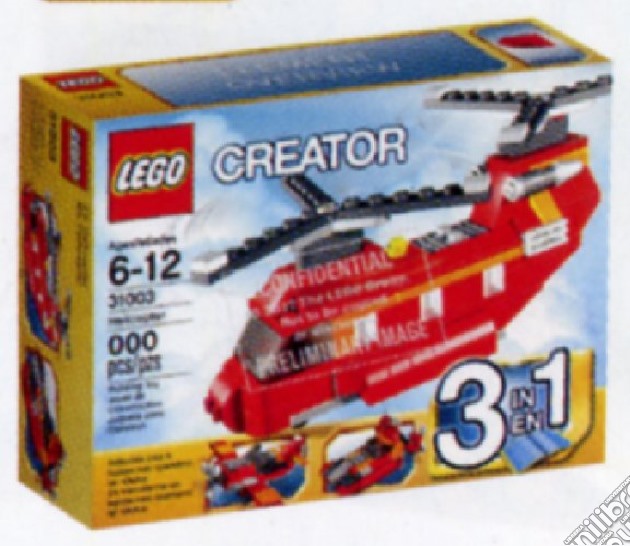 Lego - Creator - Elicottero Rosso gioco