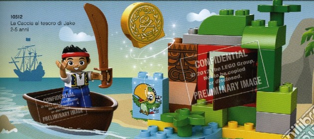 Lego - Duplo - Jake E I Pirati - La Caccia Al Tesoro Di Jake gioco di Lego