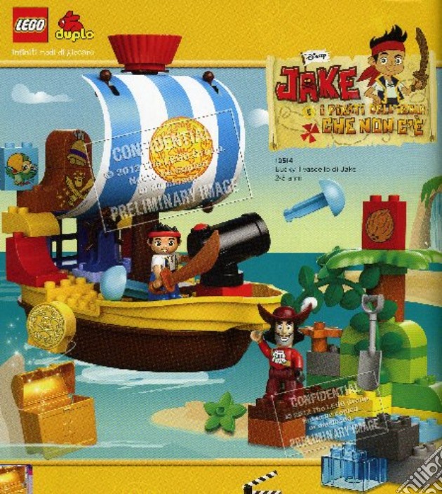 Lego - Duplo - Jake E I Pirati - Bucky Il Vascello Di Jake gioco di Lego