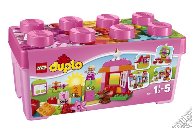 Lego - Duplo - Scatola Costruzioni 65 Pz Rosa gioco di Lego