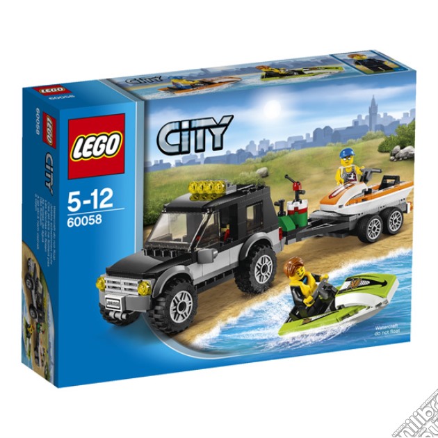 Lego - City - Suv Con Moto D'Acqua gioco di Lego