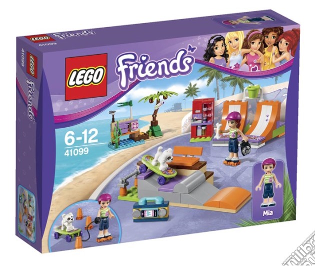 Lego 41099 - Friends - Lo Skate Park Di Heartlake gioco di Lego
