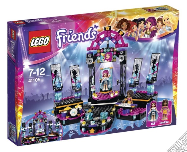 Lego 41105 - Friends - Il Palcoscenico Della Pop Star gioco di Lego