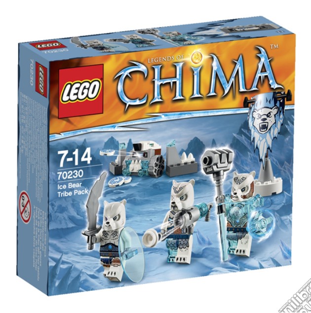 Lego 70230 - Chima - Tribu' Degli Orsi Polari gioco di Lego