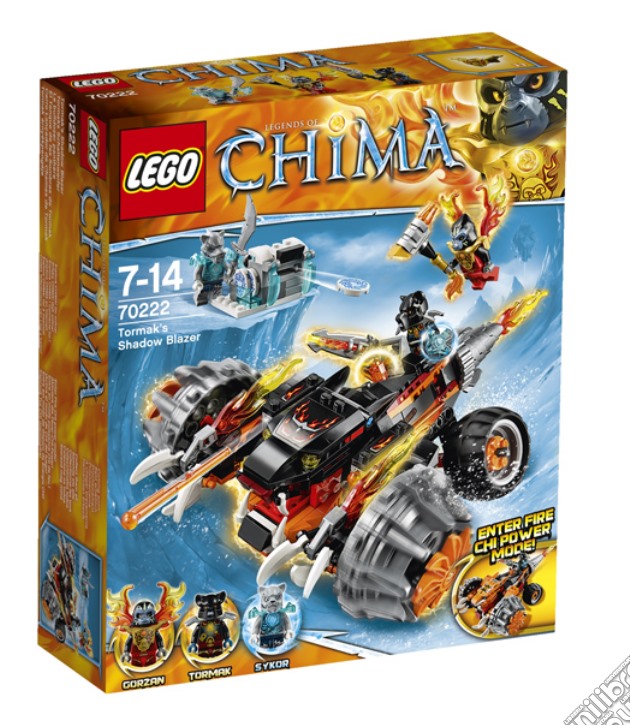 Lego 70222 - Chima - La Moto Ombra Di Tormak gioco di Lego