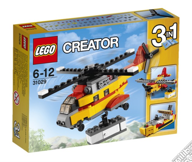 Lego 31029 - Creator - Elicottero Da Carico 3 In 1 gioco di Lego