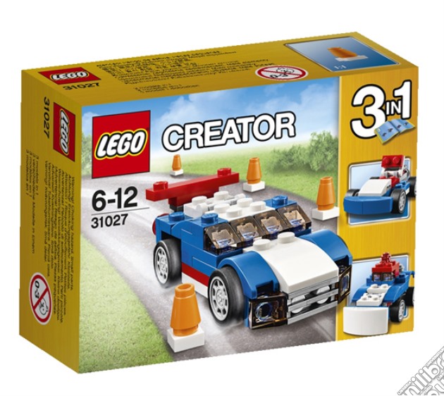 Lego 31027 - Creator - Auto Da Corsa Blu 3 In 1 gioco di Lego