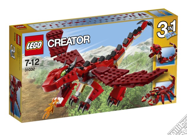 Lego 31032 - Creator - Creature Di Fuoco 3 In 1 gioco di Lego