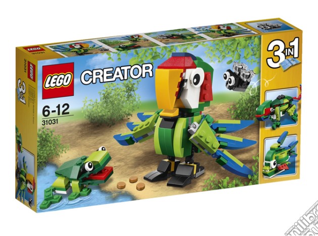 Lego 31031 - Creator - Animali Della Foresta Pluviale 3 In 1 gioco di Lego