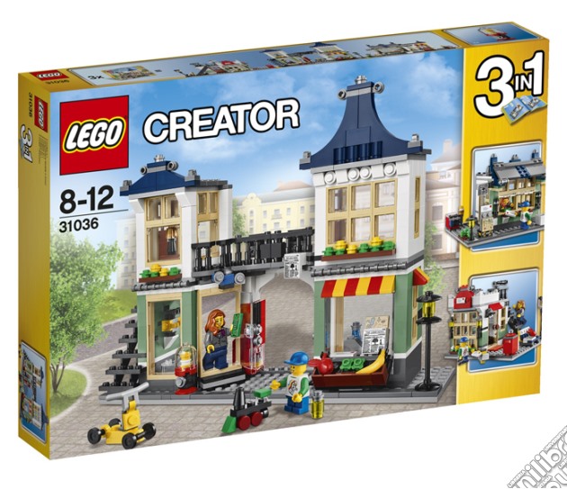 Lego 31036 - Creator - Negozio Di Giocattoli E Drogheria 3 In 1 gioco di Lego