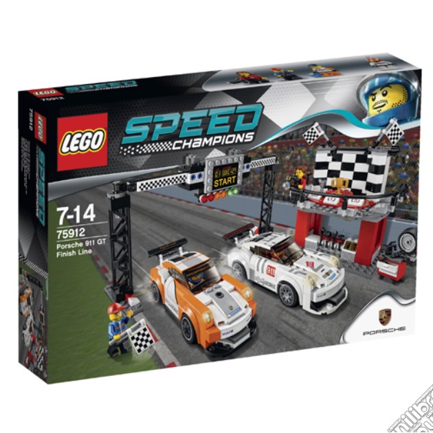 Lego 75912 - Speed Champions - Linea Del Traguardo Porsche 911 Gt gioco di Lego