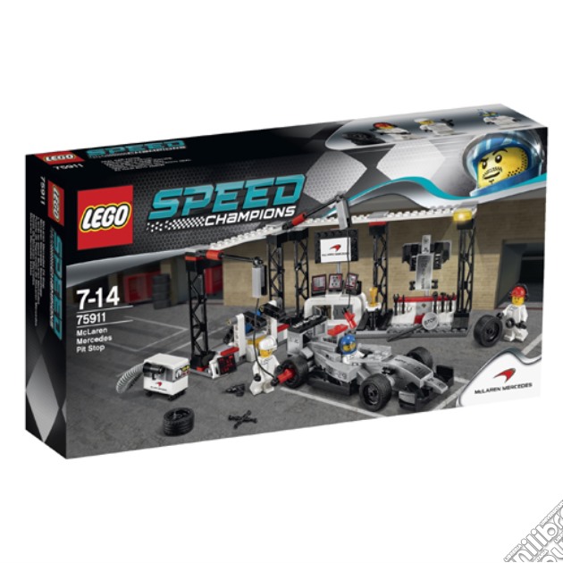Lego 75911 - Speed Champions - Pit Stop Mclaren Mercedes gioco di Lego