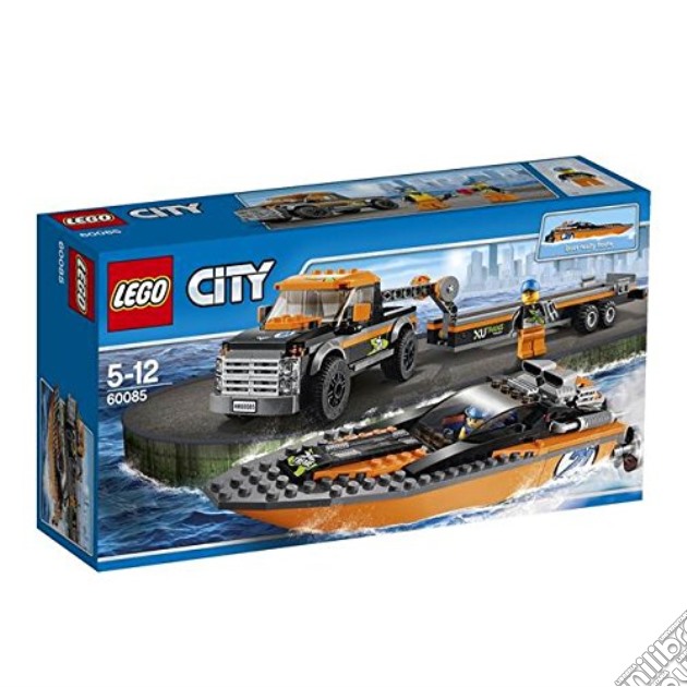 Lego 60085 - City - 4 X 4 Trasporta Motoscafo gioco di Lego
