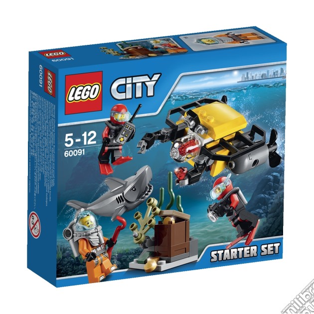 Lego 60091 - City - Starter Set Esplorazione Subacquea gioco di Lego