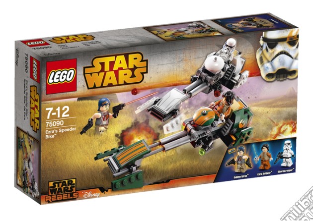 Lego 75090 - Star Wars - Speeder Bike Di Ezra gioco di Lego