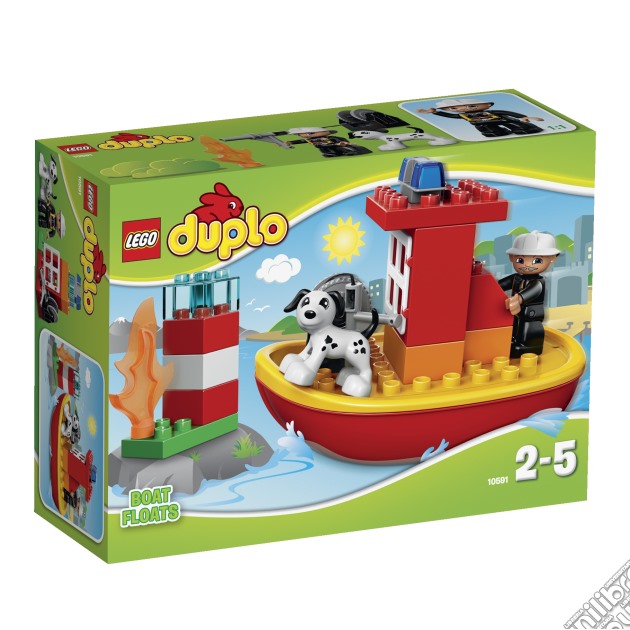 Lego 10591 - Duplo - Barca Dei Pompieri gioco di Lego