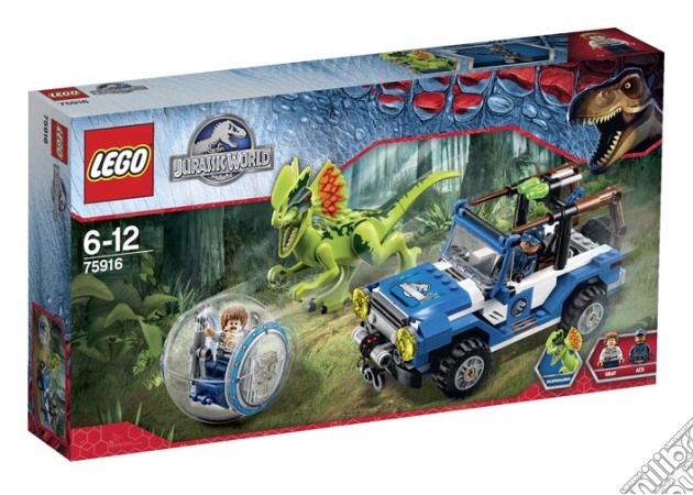 Lego 75916 - Jurassic World - L'Agguato Del Dilofosauro gioco di Lego