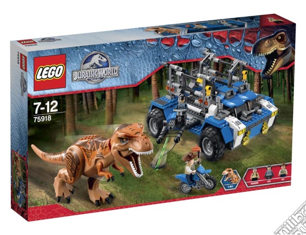 Lego 75918 - Jurassic World - Cacciatore Di T-Rex gioco di Lego