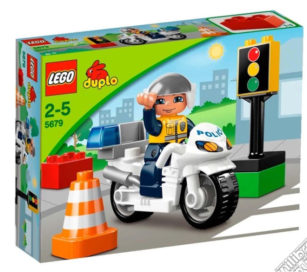 Lego 5679 - Duplo - Motocicletta Della Polizia gioco di Lego