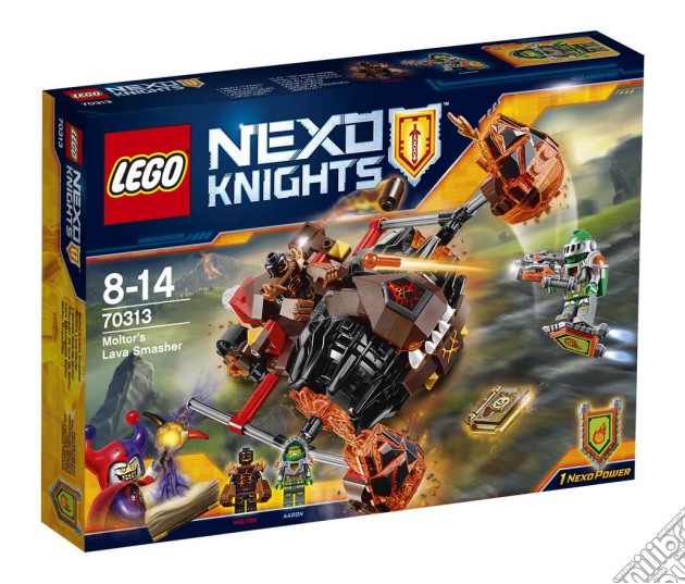 Lego 70313 - Nexo Knights - Lo Spaccalava Di Moltor gioco di Lego