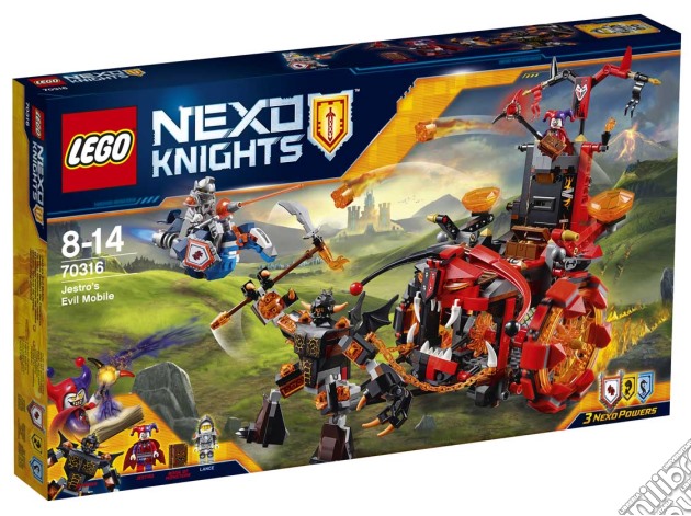 Lego 70316 - Nexo Knights - Il Carro Malefico Di Jestro gioco di Lego
