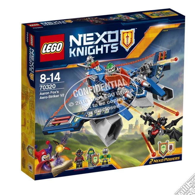 Lego 70320 - Nexo Knights - L'Aero-Jet V2 Di Aaron gioco di Lego