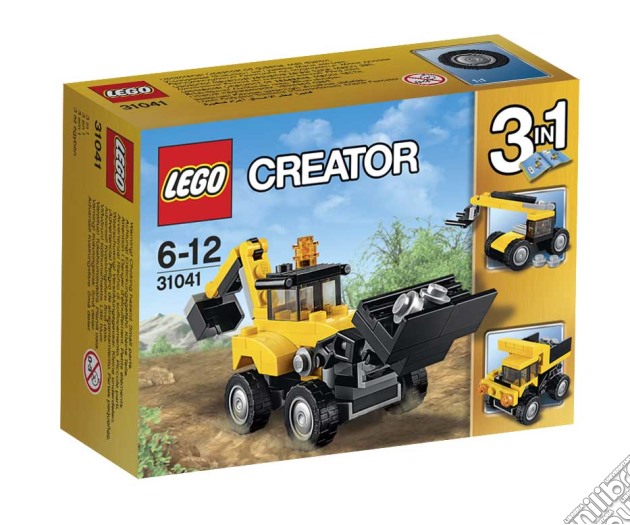 Lego 31041 - Creator - Veicolo Da Cantiere 3 In 1 gioco di Lego