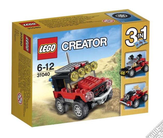 Lego 31040 - Creator - Bolide Del Deserto 3 In 1 gioco di Lego