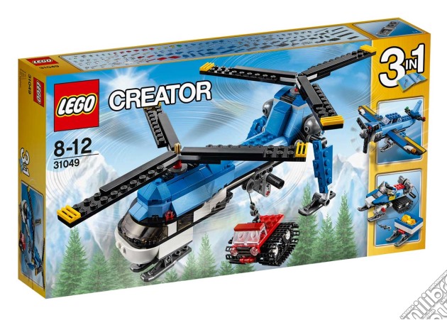 Lego 31049 - Creator - Elicottero Bi-Elica 3 In 1 gioco
