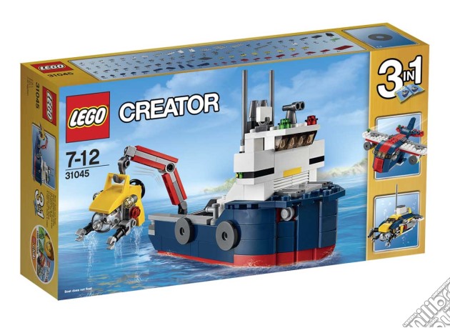 Lego 31045 - Creator - L'Esploratore Dell'Oceano 3 In 1 gioco di Lego