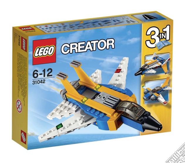 Lego 31042 - Creator - Biplano Da Ricognizione 3 In 1 gioco di Lego