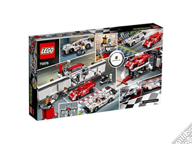 Lego 75876 - Speed Champions - Porsche 919 Hybrid E 917K Pit Lane gioco