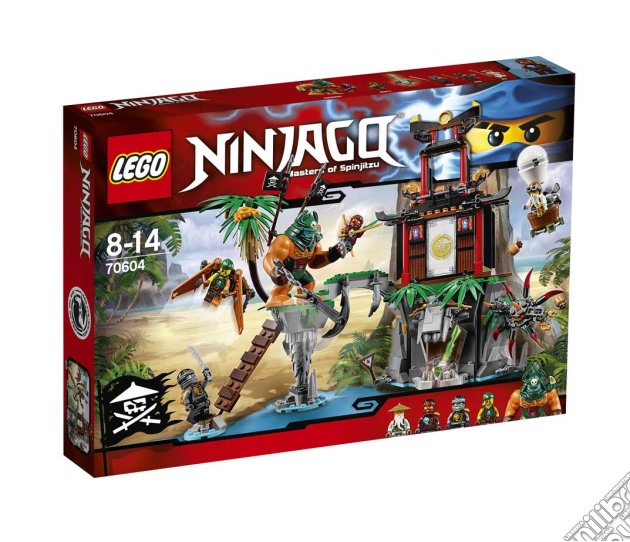Lego 70604 - Ninjago - Isola Di Tiger Widow gioco di Lego