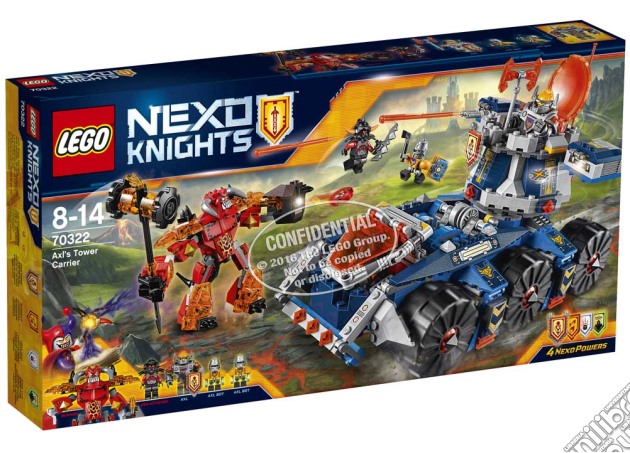 Lego 70322 - Nexo Knights - Il Porta-Torre Di Axl gioco di Lego