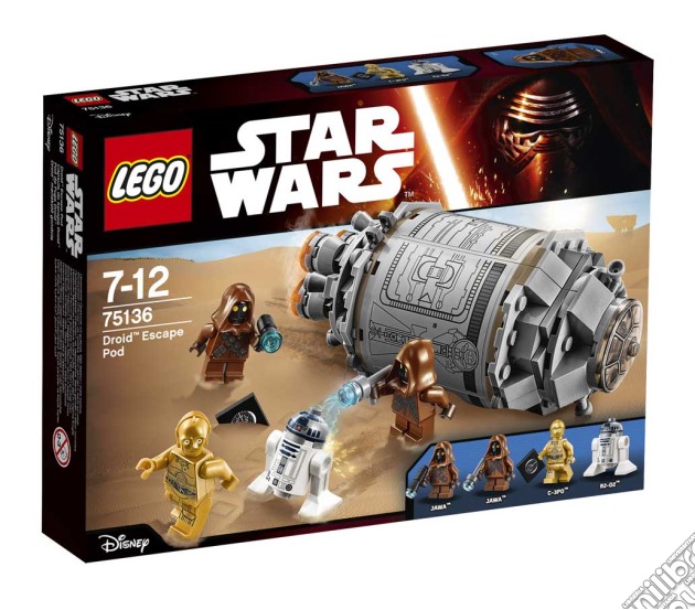 Lego 75136 - Star Wars - Capsula Di Salvataggio Droid gioco di Lego