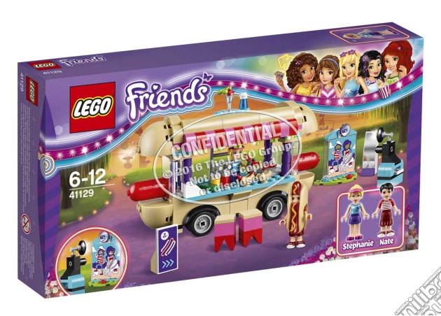 Lego 41129 - Friends - Il Furgone Degli Hot Dog Del Parco Divertimenti gioco di Lego
