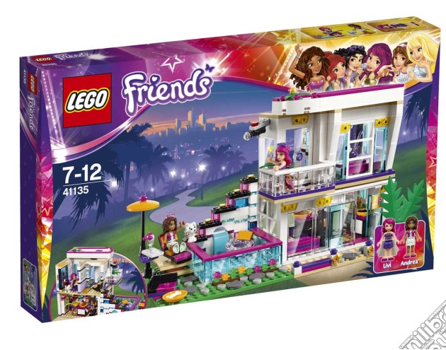 Lego 41135 - Friends - La Casa Della Pop Star Livi gioco di Lego