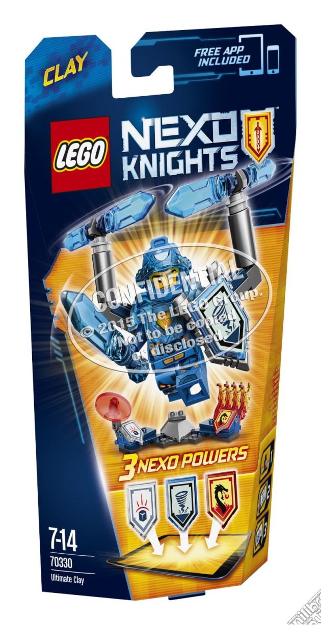 Lego 70330 - Nexo Knights - Ultimate Clay gioco di Lego