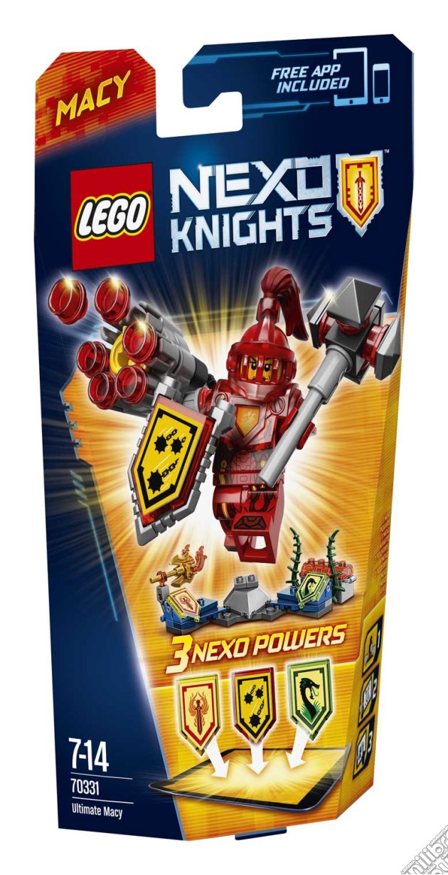 Lego 70331 - Nexo Knights - Ultimate Macy gioco di Lego