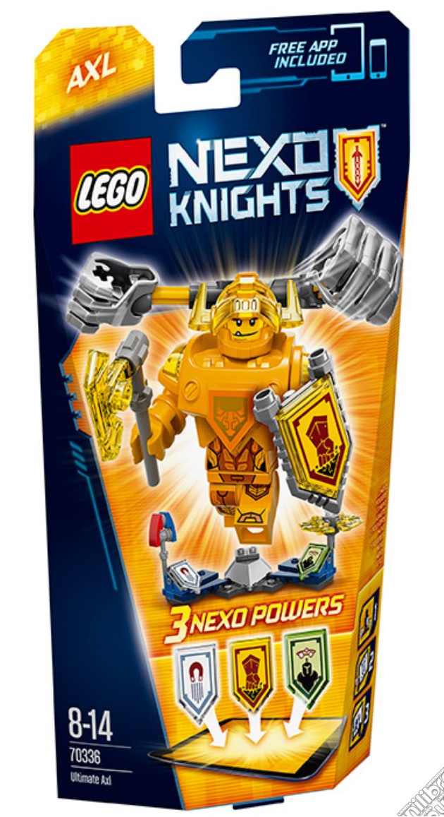 Lego 70336 - Nexo Knights - Ultimate Axl gioco di Lego