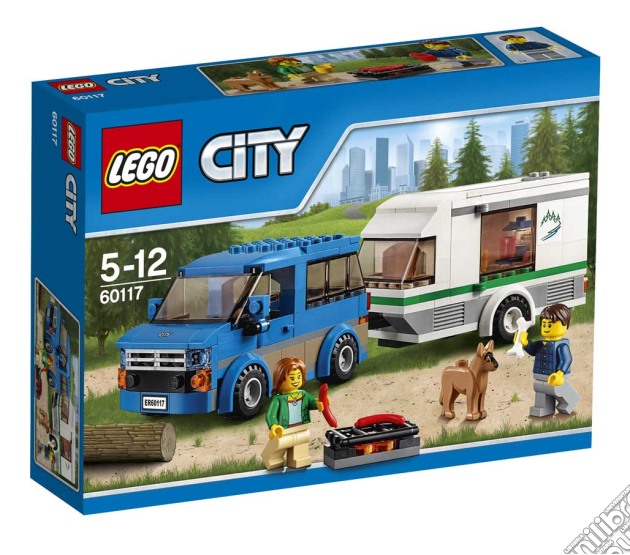 Lego 60117 - City - Furgone E Caravan gioco di Lego