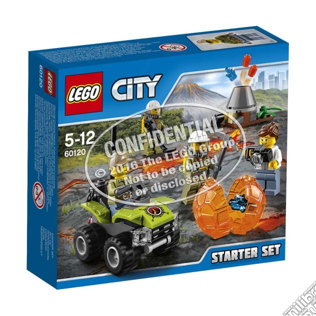 Lego 60120 - City - Starter Set Vulcano gioco di Lego