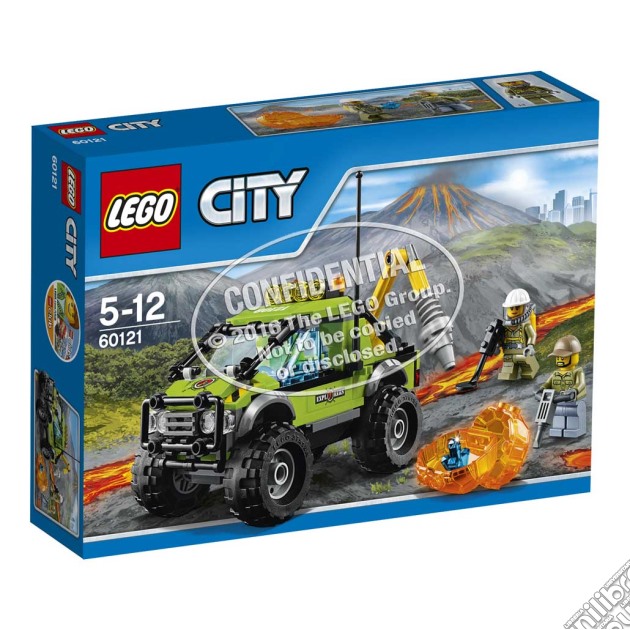 Lego 60121 - City - Camion Delle Esplorazioni Vulcanico gioco di Lego