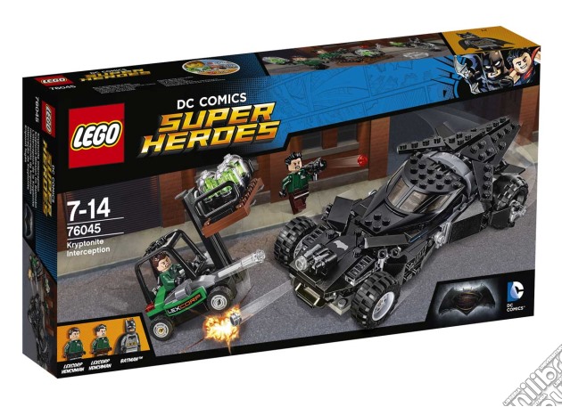 Lego 76045 - Dc Comics Super Heroes - L'Intercettamento Della Kryptonite gioco di Lego