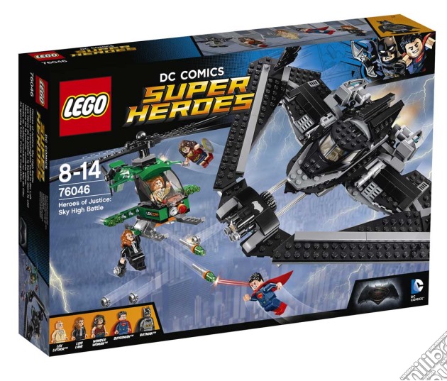 Lego 76046 - Dc Comics Super Heroes - Eroi Della Giustizia - Battaglia Nei Cieli gioco di Lego