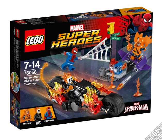 Lego 76058 - Marvel Super Heroes - Spider-Man - Ghost Rider Si Allea gioco